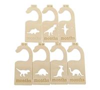 BEBIKR Lot de 7 séparateurs en bois pour garde-robe de bébé, cadeau pour nouvelle mère, vêtements de bébé, organisateur de placard pour bébé