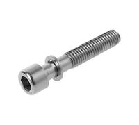 BEBIKR Vis de vélo M8 x 43 mm pour tige de selle en acier inoxydable, tube de vélo de montagne, équipement de vélo, accessoires de vélo, accessoires de cyclisme pour vélo homme femme vélo de route