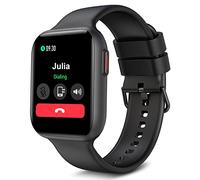 Bebinca GT5 Montre connectée 2023 Appels Vocaux 1.75" HD Super Grand écran avec Menu Flottant,28 Sports, 24/7 freq. Cardiaque, SpO2 Réel, Calculatrice IP68 Imperméable(Noir)