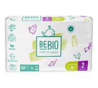 Bebio Couches Ecologiques Haute Tolérance Cutanée T2 - Mini 3-6kg 28 Pièces