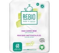 Bebio Maxi Carrés Bébé Coton Bio 60 Pièces