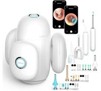 Bebird Kit de nettoyage intelligent pour enlever le cérumen 30S - Sans fil - En silicone flexible - Lumière LED UVC - Compte-gouttes de nettoyage de cire - Outil de retrait de cire pour adulte/enfant