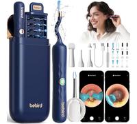 BEBIRD Otoscope Oreille, 1920P HD Flexible Camera Oreille, Nettoyant Oreille Kit avec Embouts de Remplacement Variés, Nettoyage d'oreille avec Vérificateur/Pelle/Pince/Spatule