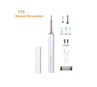 (Bebird T15 Blanc) T15 R1 Nettoyeur d'oreilles visuel Minifit 2 en 1 Endoscope pour l'acné Outil d'élimination