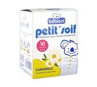 Bébisol Petit' Soif Camomille x 10 - Compléments alimentaires bébé - Pharmacie en ligne LaSante.net