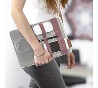 BEBLAU FOLD Organisateur portable pouvant être fixé à vos appareils. Pour le bureau, la maison et l'école Solution pour le travail à domicile | Accessoires pour ordinateur Cadeau d'anniversaire VIOLET