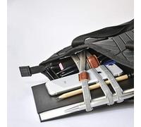 BEBLAU TWIST PACK Organisateur flexible et portable pour vos appareils, avec des bandes élastiques (y compris un aimant) pouvant être attachées à votre ordinateur portable. Super cadeau ! GRIS