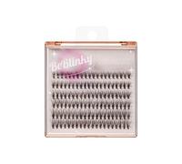BeBlinky Kit d'extension de cils artificiels 06 - 9 mm-16 mm - Bande étroite - Facile à appliquer et à enlever - Sans danger pour les cils naturels - 120 extensions de cils - Naturel