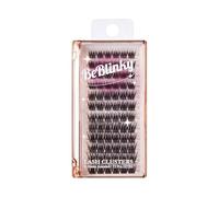 BeBlinky Kit d'extension de faux cils 02, 9 mm-16 mm, large bande, facile à appliquer et à enlever, aucun dommage aux cils naturels, 72 extensions de cils - Volume Wispy