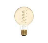 Bebulbs Ampoule Dorée LED C05 Carbon Line avec filament en spirale Globe G80 4W 250Lm E27 1800K Dimmable