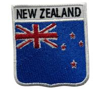 BeBuz Drapeau brodé de tous les pays avec écussons nominatifs - Écusson national à repasser ou à coudre - Patch militaire pour veste, chapeau et loisirs créatifs (Nouvelle-Zélande)