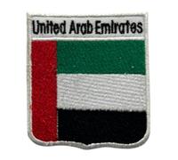 BeBuz Drapeau brodé de tous les pays avec écussons nominatifs - Écusson national à repasser ou à coudre - Patch militaire pour veste, chapeau et loisirs créatifs (Émirats arabes unis)