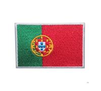 BeBuz Écusson brodé drapeau de tous les pays (4,5 x 3 cm) à thermocoller ou à coudre sur une veste, un sac à dos, un chapeau, pour loisirs créatifs (Portugal)
