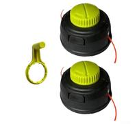 Bebykilemi 313318001 Tête de débroussailleuse de rechange pour P2009, RY15523A, RY15523AVNM, RY40006, RY251CS - Assemblage à deux têtes en plastique avec M10 x 1,0 à gauche