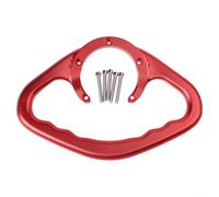 Bebykilemi Accoudoir de réservoir de carburant de moto pour Yamaha FZ1 FZ6 R1 R6 MT-03 MT-07 pour MT-09 Poignée de sécurité passager Matériau CNC avec vis d'installation (rouge)