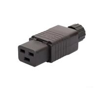 Bebykilemi Adaptateur d'alimentation en ligne, connecteurs de prise, connecteur haute tension IEC320 C19 vers C20 16 A 250 VAC, pour unités de distribution d'énergie sécurisées (IEC320-C19)