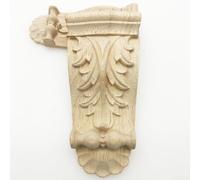 Bebykilemi Applique décorative en forme de corbeau en bois pour décoration de coin d'armoire, style vintage, décoration murale en bois et meubles, 10 x 4,5 x 1,8 cm ou 12 x 6 x 2 cm (12 x 6 x 2 cm)