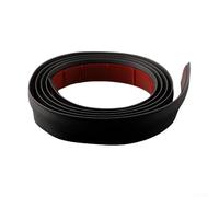 Bebykilemi Bande de bordure pour tapis de 10 mm d'épaisseur, bande de transition de sol TPE pour une transition de sol sûre sans couture, noir, 1/2/options (2 m)