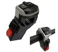 Bebykilemi Bouton de commutation 3 en 1 pour vélo de montagne scooter avec klaxon, phares, clignotants, compatible avec modèles SM 2Y SM 3Y Joint ABS noir