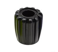Bebykilemi Bouton de valve de réservoir de plongée en plastique ABS antidérapant pour réservoir d'air - Bouton d'ouverture et fermeture - Noir court
