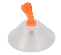 Bebykilemi Buse de pulvérisation d'arrosage réglable avec embout en cuivre et couvercle coupe-vent, corps en plastique pour un arrosage durable, interface filetée 35,6 x 3,8 cm, blanc transparent