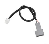 Bebykilemi Câble adaptateur USB de voiture pour unité principale 4 broches femelle vers mâle connecteur d'interface 20 cm noir ABS (4 broches)