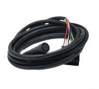 Bebykilemi Câble de connexion pour scooter électrique compatible avec Kugoo TF100 6 broches 5 broches tableau de bord instrument d'accélérateur fil étanche SM connecteur plomb (5 broches)