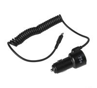 Bebykilemi Chargeur de voiture rapide PD 75 W avec câble bobine USB-C intégré, 45 W PD + 30 W .0 double sortie, multi-ports pour iPad,