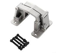 Bebykilemi Charnière en acier inoxydable pour portes en pierre, capacité de charge de 50 à 200 kg, balançoire à 180 degrés, compatible avec portes coupe-feu et portes principales, argent (150 kg)