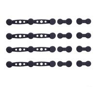 Bebykilemi Clips magnétiques en silicone pour friteuse à air comprimé pour protéger le papier sulfurisé et éviter que les aliments ne soient couverts. (Noir)