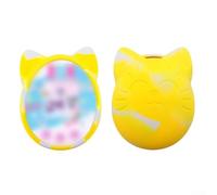 Bebykilemi Coque de protection en silicone pour animal domestique Tamagotchi Digital Pet compatible avec 4U pour 4U+ PS Mix Meets IDL ID avec chaîne Violet/bleu/jaune/rose (jaune)