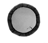 Bebykilemi Couvercle de seau de collecte, housse de pluie de jardin en maille fine, filtre de protection des feuilles en polyester avec cordon de serrage pour réservoir d'eau 110/120 cm (120 cm)