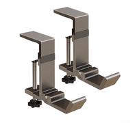 Bebykilemi Crochet latéral magnétique en acier inoxydable pour étudiants, support de sac sans dommage avec forte capacité de charge, organisateur peu encombrant pour cartables (gris)