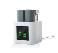Bebykilemi Double port de charge à affichage numérique USB pour sonnette de porte compatible avec chargeur intelligent de protection de puce avec Ring Doorbell V4 LED simultanée pour deux Recha