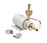 Bebykilemi Eau solaire 12 V CC pour une circulation chaude et rafraîchissante | Construction en laiton avec débit de 8 l/min | Moteur silencieux sans balais 30 dB | Compatible avec /2" pour NPT et