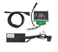 Bebykilemi Ensemble de rechange pour trottinette électrique compatible avec Ducati MW95 MW21 modèles 36 V 48 V 550 W 1200 W en aluminium avec affichage compteur (B)