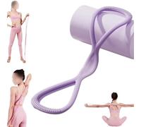 Bebykilemi Figure 8 Bandes de résistance pour entraînement complet du corps avec poignées antidérapantes pour entraînement à la maison, exercices de musculation, flexibilité, amélioration de la