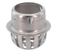 Bebykilemi Filtre de vidange anti-obstruction en acier inoxydable pour gouttière d'égout, maille résistante pour tuyaux de drainage extérieurs, balcon et toit, compatible avec (63 mm)