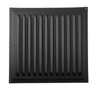 Bebykilemi Grille d'aération carrée en métal pour persienne