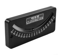 Bebykilemi Inclinomètre en matériau ABS avec échelles 25-0-25, 45-0-45 et 10-0-10 pour mesurer l'angle de pente et le pas dans les activités de plein air et les travaux de construction (45-0-45)