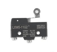 Bebykilemi Interrupteur de fin de course à levier à charnière SPDT 1NO 1NC Action momentanée pour circuits de contrôle AC/DC Actionneur en métal 250 V 3 A