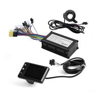 Bebykilemi Kit de contrôleur électrique pour vélo 24 V 36 V 48 V 250 W Contrôleur de moteur sans balais avec écran LCD Accélérateur pouce 22,2 mm Guidon Sine Wave Hall Sensor E-For Bike
