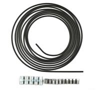 Bebykilemi Kit de ligne de frein en acier de 5 m de diamètre 4,75 mm avec 10 raccords M10 x 1 et 5 connecteurs pour système de frein de véhicule Cuivre plaqué prêt à installer Pièces de rechange