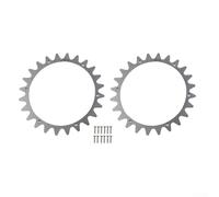 Bebykilemi Kit de pointes en acier inoxydable de qualité supérieure pour tondeuse robot Worx L, compatible avec WR153E WR155E WR147E.1 WR148E