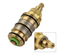 Bebykilemi Kit de remplacement de cartouche de douche thermostatique en laiton à 38 °C - Design poussoir pour mitigeur de type barre - Contrôle de la température