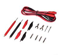 Bebykilemi Kit multimètre 40,6 cm avec pinces remplaçables, sondes et banane pour les applications industrielles, électroniques et automobiles