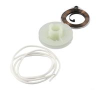 Bebykilemi Kit Ressort de Démarrage et Corde de Traction pour Tronçonneuse Chinoise - Compatible avec les Modèles 4500, 5200, 45cc, 52cc - Comprend 1pc Ressort (42×8.7×5mm), 1M