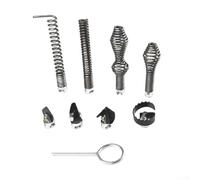 Bebykilemi Kit robuste de 9 pièces avec tarière de vidange et coupe-bordure pour enlever efficacement les égouts et les obstructions de tuyaux, compatible avec perceuse électrique standard pour des