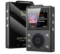 Bebykilemi Lecteur de musique MP3 Hi-Fi sans perte avec DSD256 de qualité BT 50 heures de lecture, écran 6,1 cm, extension de carte TF, lecteur audio numérique pour amateurs de musique (16 Go + 128 Go