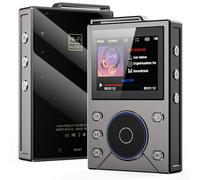 Bebykilemi Lecteur de musique MP3 Hi-Fi sans perte avec DSD256 Qualité BT 50 heures de lecture, écran 6,1 cm, extension de carte TF, lecteur audio numérique pour amateurs de musique (16 Go + 128 Go